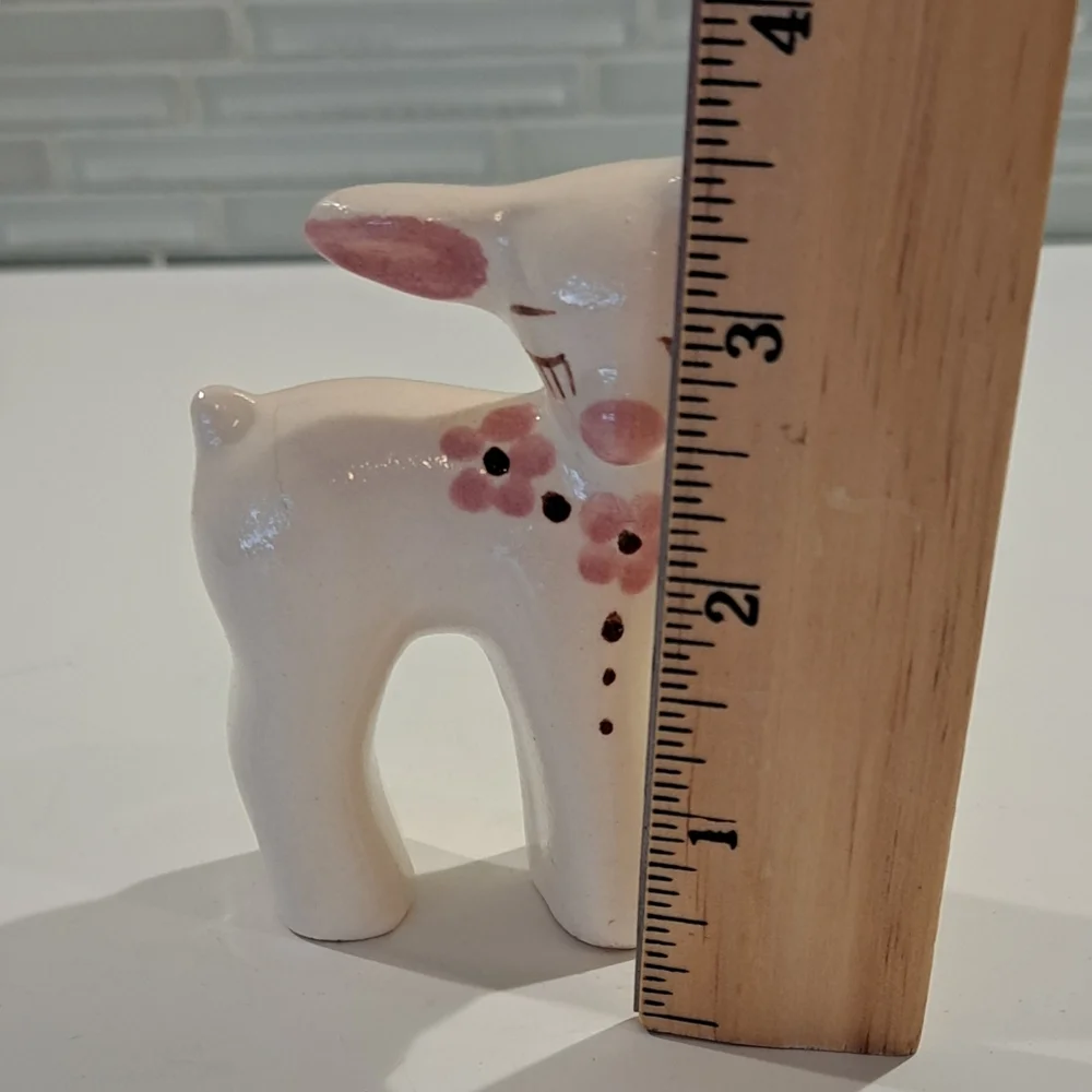 Vtg California Pottery Lamb Figurine Rio Hondo deLee 3 1/2" - Picture 4 of 5